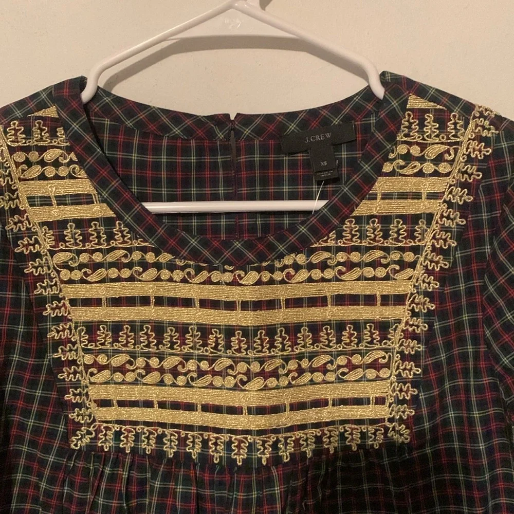 002 J. Crew Embellished Blouse NWT